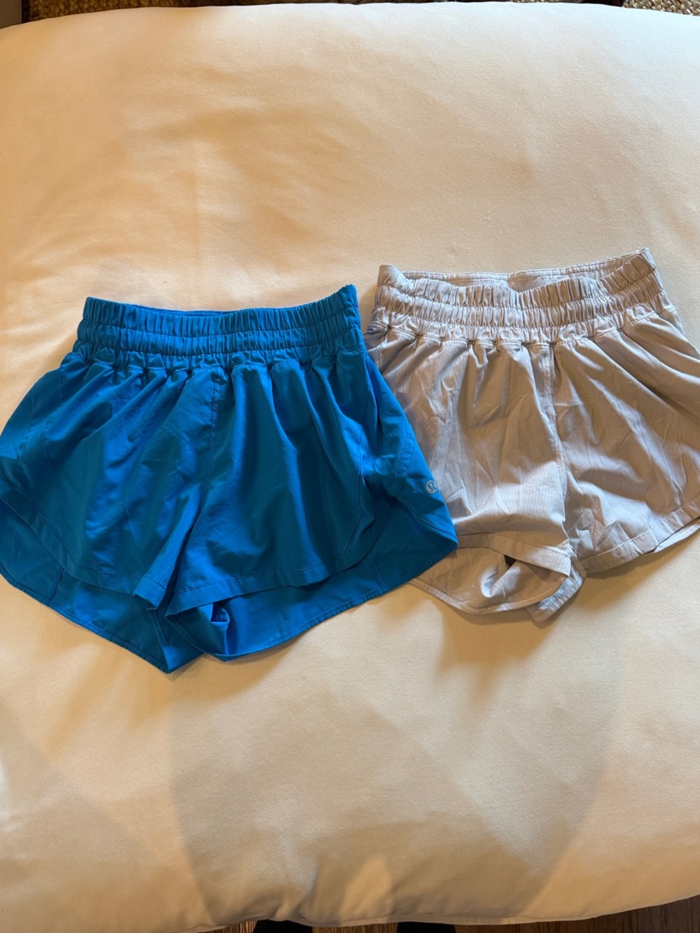 2 pairs of Lululemon 3” athletic shorts
